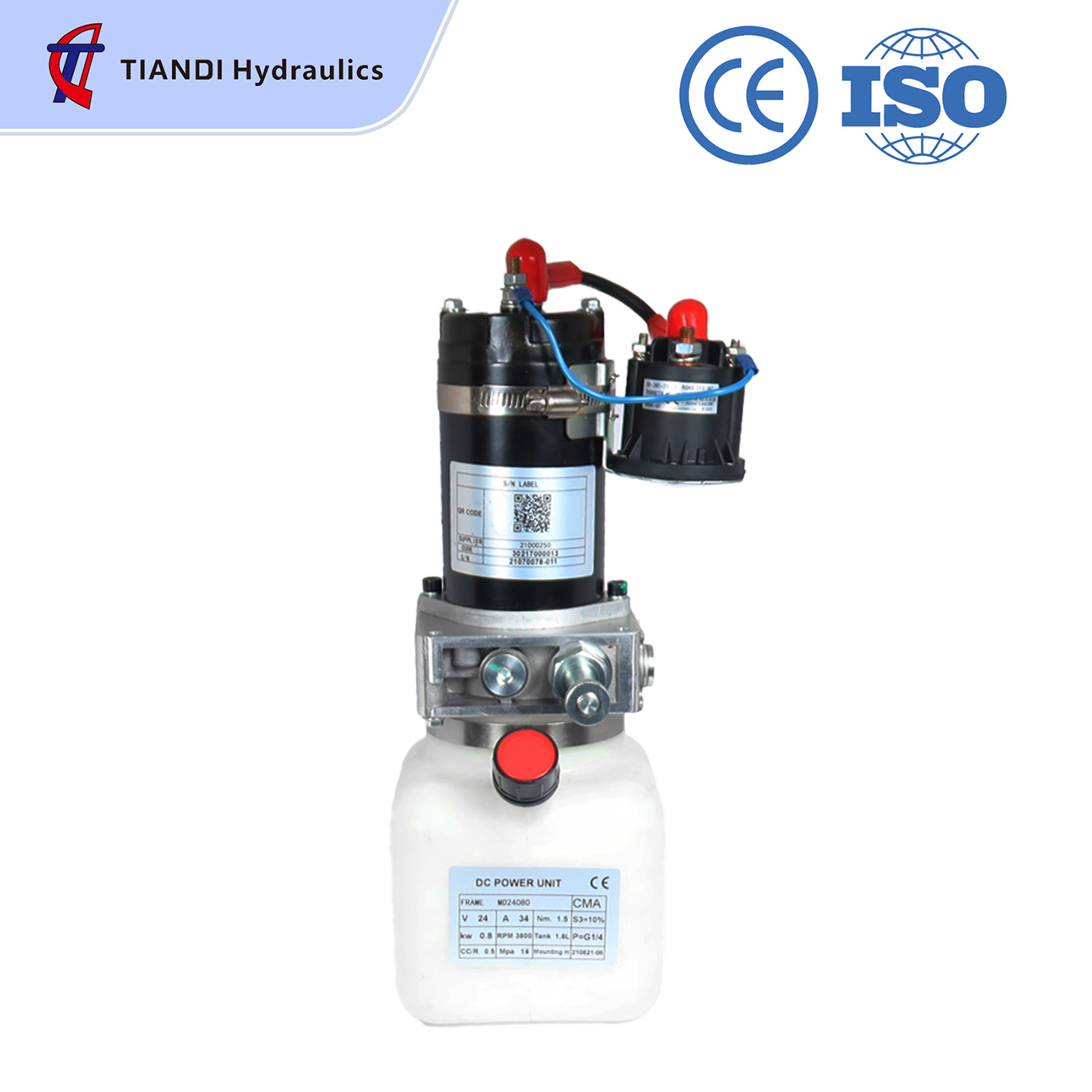 DC 24V 0.8Kw Double Acting Hydraulic Power pack hydraulic press power unit with gear pump For Pallet truck