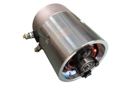 คุณภาพ  White Zinc 1600W 12 Volt DC Motor for Hydraulic Power Pack Units โรงงาน