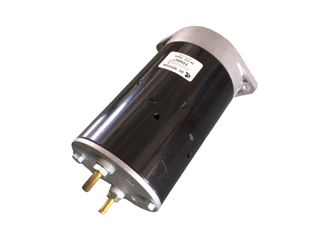 CE Approved Black Mini Power Pack Motor , Hydraulic DC 24v 500w Electric Motor