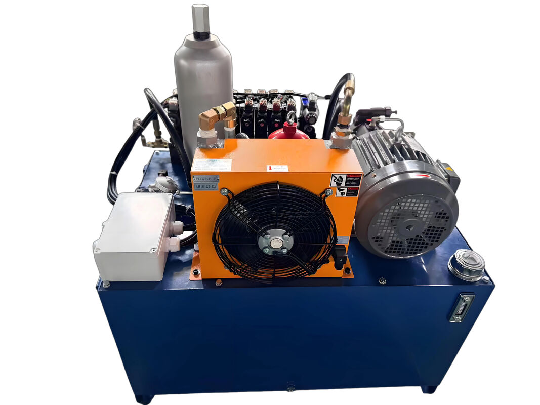 Hydraulic Power Unit-6L Steel Tank 2.5cc/R Hydraulic Gear Pump With Motor AC 380V 750W 1450RPM-2