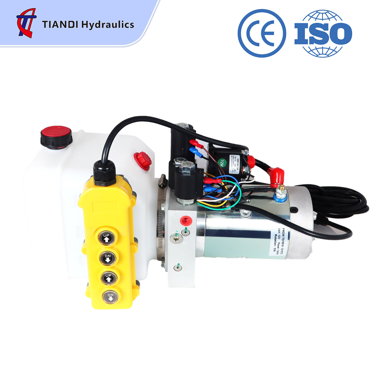 12v Dc Small Compact Hydraulic Power Unit Industrial Portable Electric For Flying Wing Car